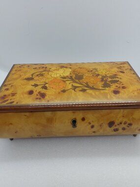 Reuge Swiss Musical Jewelry Box Play's Lara's Theme Working Made In Italy